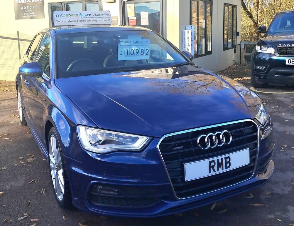 2014 Audi A3 2.0 TDI S Line (184ps) quattro Sportback 5d 1968cc Tronic