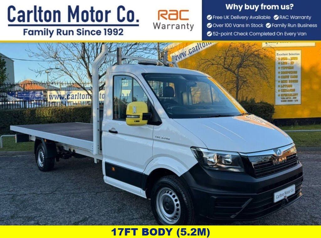 2020 M.A.N. TGE 2.0 TD 3140 Long (140PS)(EU6) RWD Chassis Cab