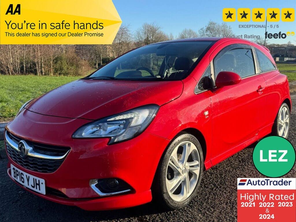 2016 Vauxhall Corsa 1.4i SRi VX-Line (90ps) ecoFLEX 3d 1398cc