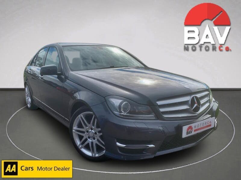 2013 Mercedes-Benz C-Class 2.1TD C220 CDI AMG Sport Plus 2.1CDI (170bhp) Blue F Saloon 4d