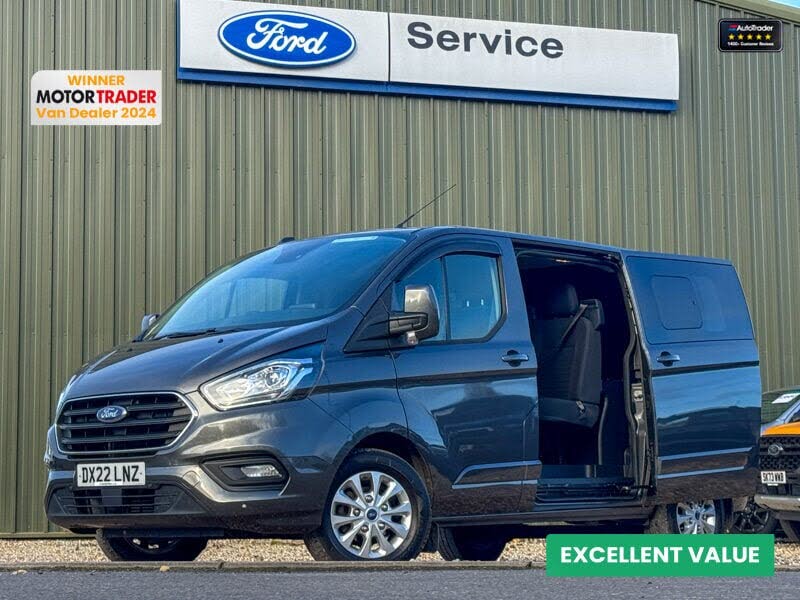 2022 Ford Transit Custom 2.0TDCi 300 L1H1 Limited (130PS)(EU6dT) Double Cab-in-Van