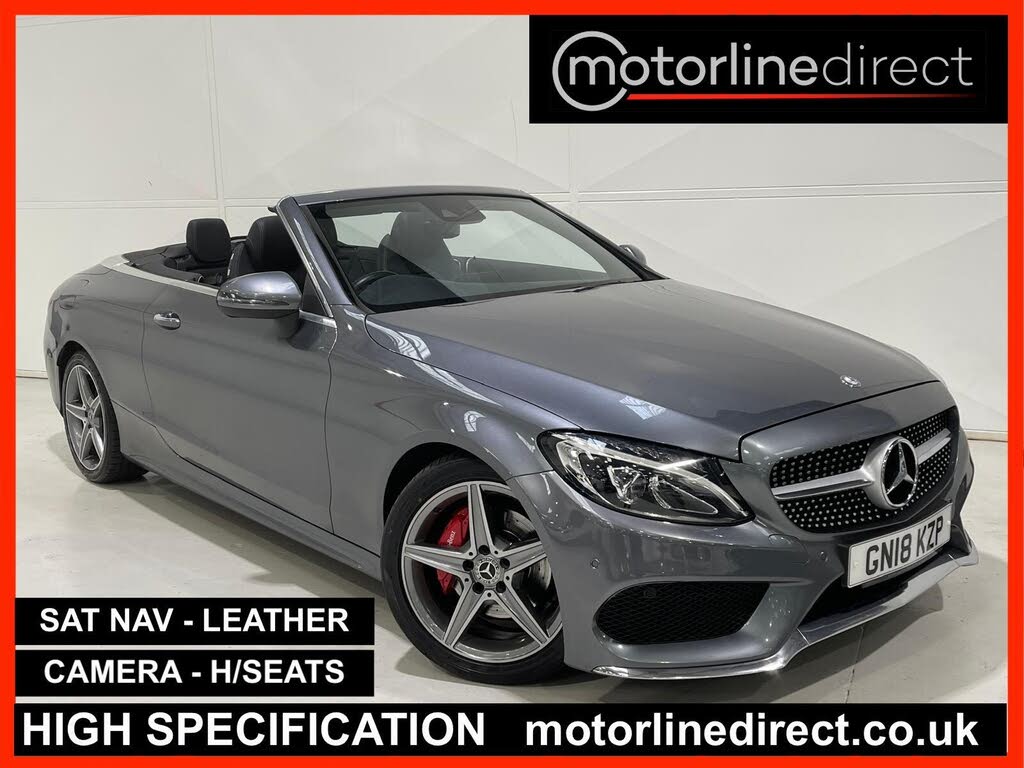 2018 Mercedes-Benz C-Class 2.1d C220d AMG Line (s/s) Cabriolet 2d 9G-Tronic Plus