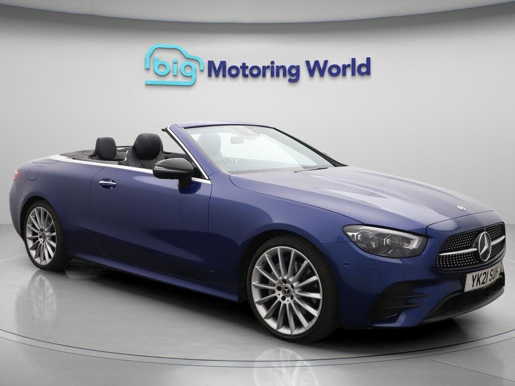 2021 Mercedes-Benz E-Class 2.0d E220d AMG Line Night Edition Premium Plus Cabriolet 2d