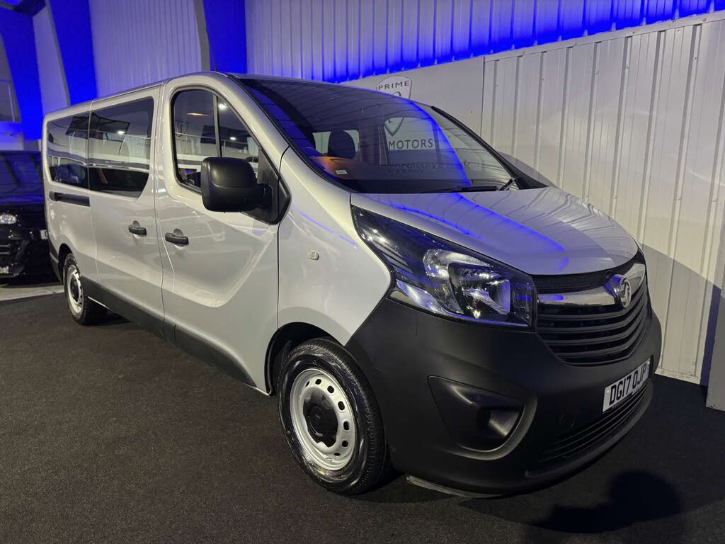 2017 Vauxhall Vivaro 1.6CDTi 2900 ecoFLEX L2H1 (125PS) BiTurbo (EU6) 9 Seats Combi