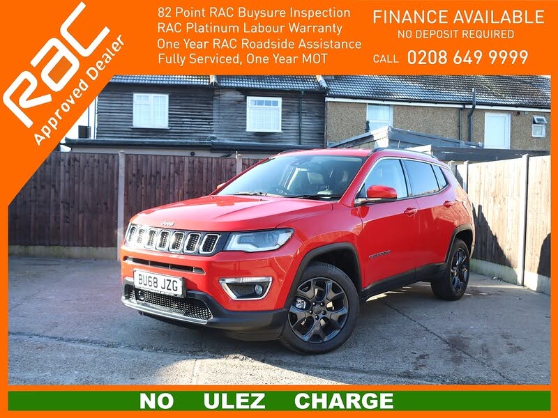2019 Jeep Compass 1.4 MultiAir II Limited (168bhp) 4X4 Auto