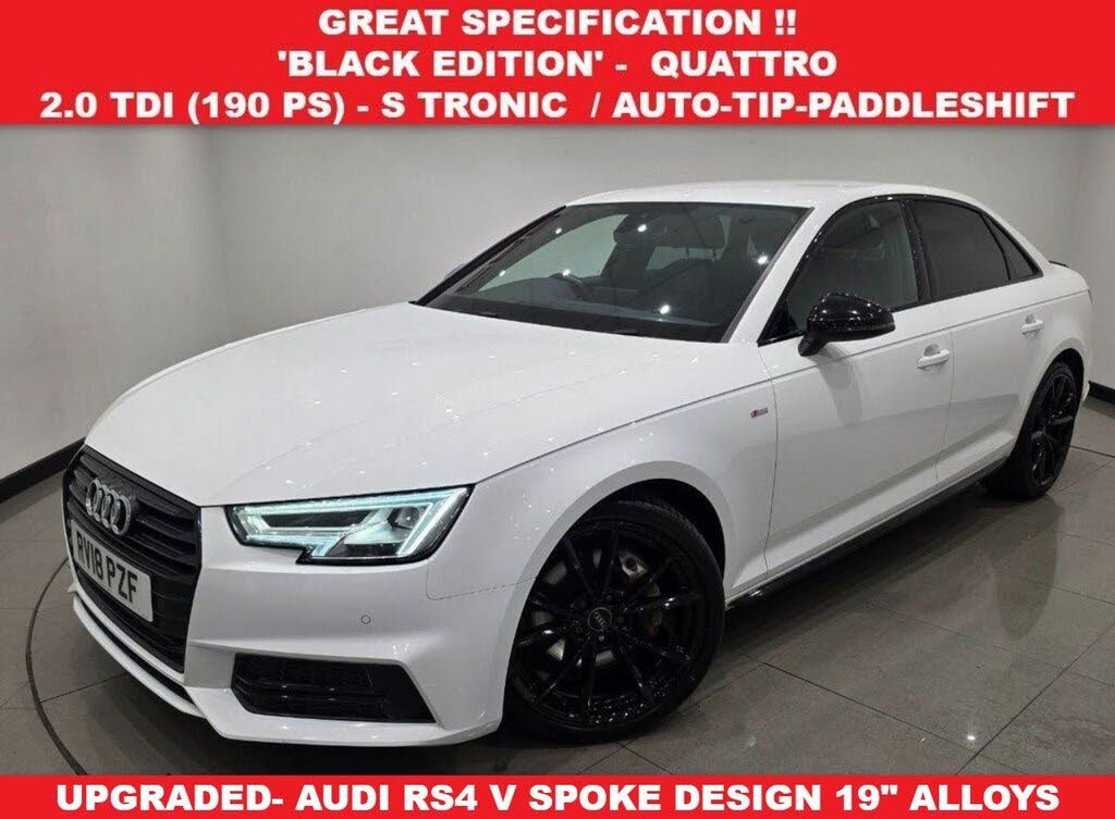 2018 Audi A4 2.0 TDI quattro Black Edition