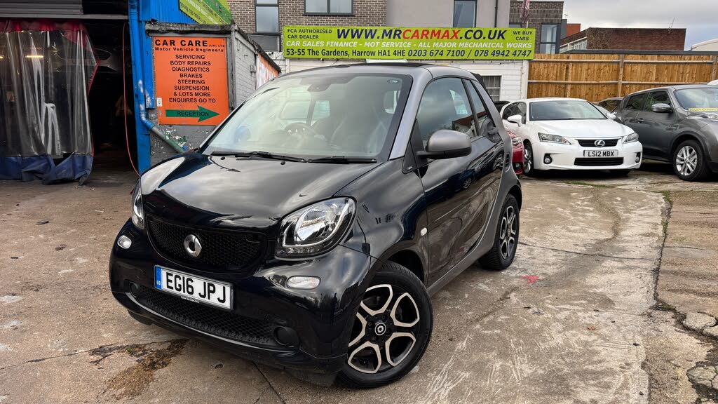 2016 Smart fortwo 1.0 Prime (71bhp) (Premium)(s/s) Cabriolet Twinamic