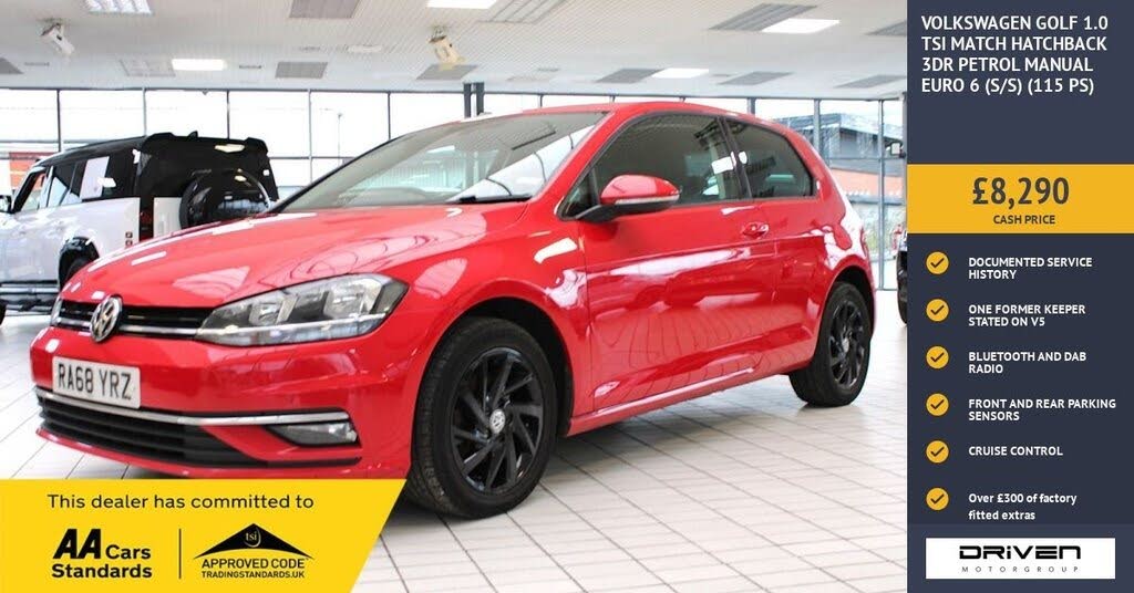 2019 Volkswagen Golf 1.0 TSI Match Hatchback 3d