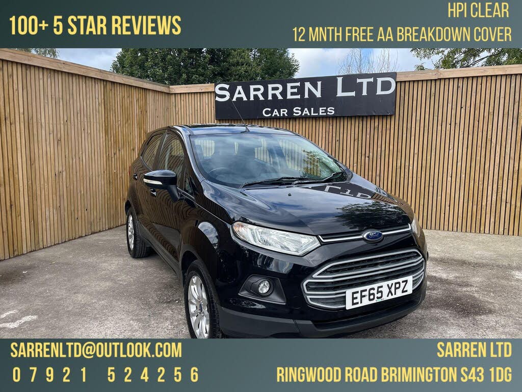 2016 Ford EcoSport 1.5TDCi Zetec (95ps)