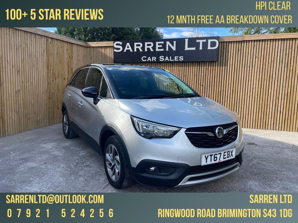 2017 Vauxhall Crossland X 1.2 Tech Line NAV (130ps) Turbo (s/s)