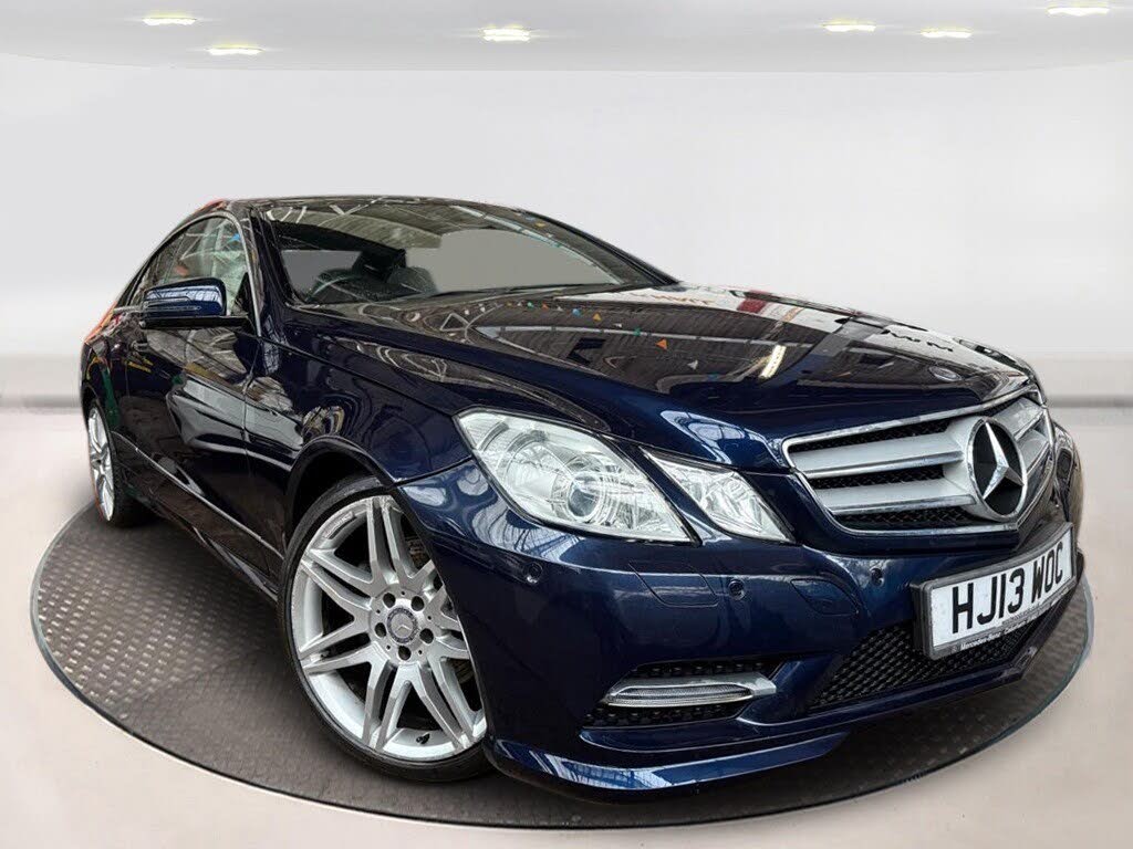 2012 Mercedes-Benz E-Class 2.1TD E220 CDI Sport 2.1CDI (170bhp) Blue F Coupe 2d 7G-Tronic