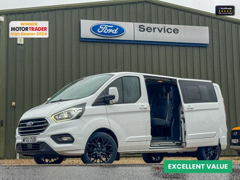 2021 Ford Transit Custom 2.0TDCi 320 L2H1 Limited (185PS)(EU6dT) Double Cab-in-Van auto