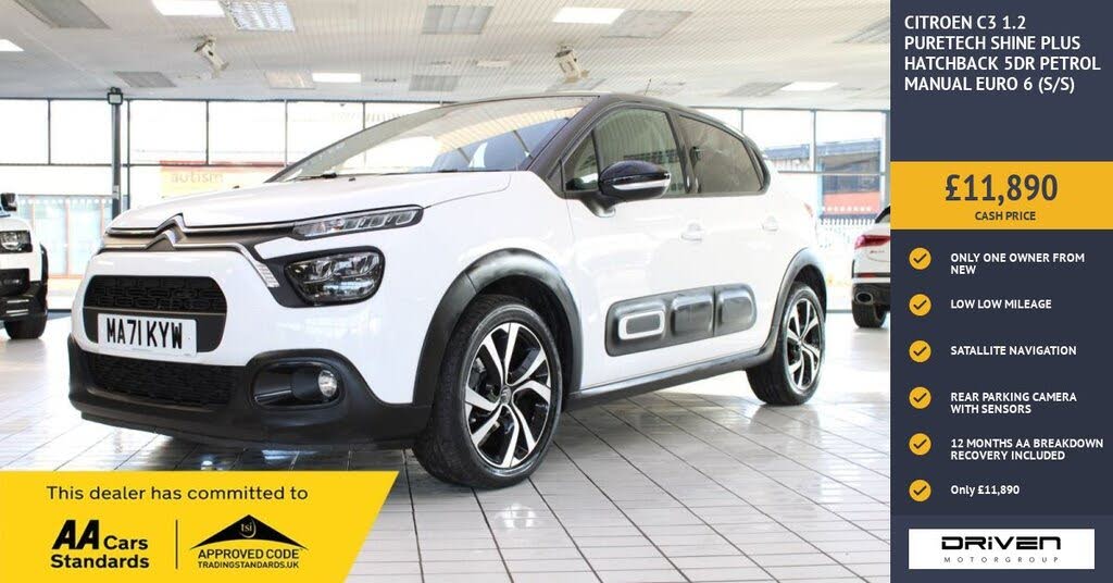 2021 Citroen C3 1.2 PureTech Shine Plus (83ps)
