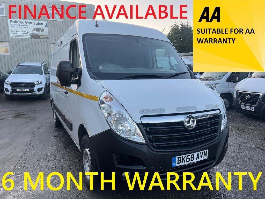 2018 Vauxhall Movano 2.3CDTI L2H2 F3500 (130PS)(EU6) BiTurbo Panel Van