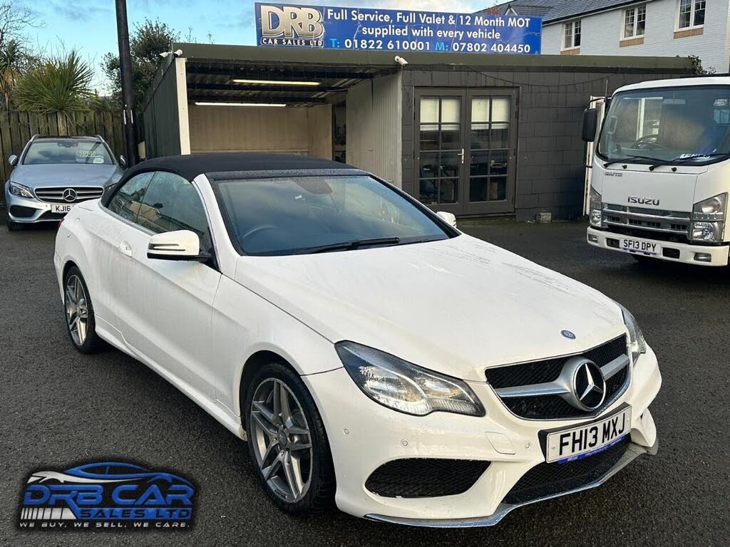 2013 Mercedes-Benz E-Class 2.1TD E220 CDI AMG Sport (175bhp) CDI Cabriolet 2d 7G-Tronic Plus
