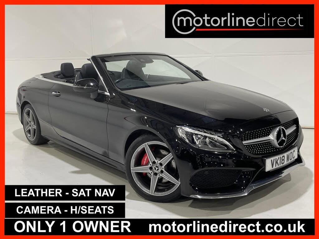 2018 Mercedes-Benz C-Class 2.0 C200 AMG Line (s/s) Cabriolet 2d 9G-Tronic Plus