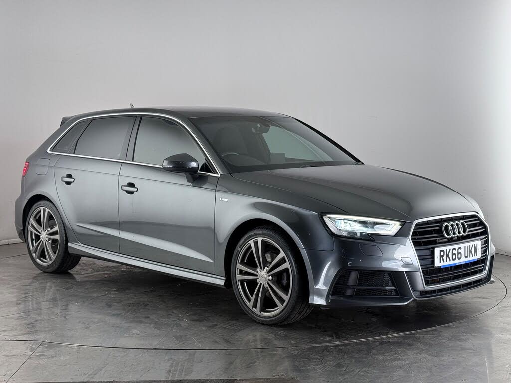 2016 Audi A3 1.4 TFSI S Line (150ps) Nav (CoD) (s/s) Sportback 5d 1395cc
