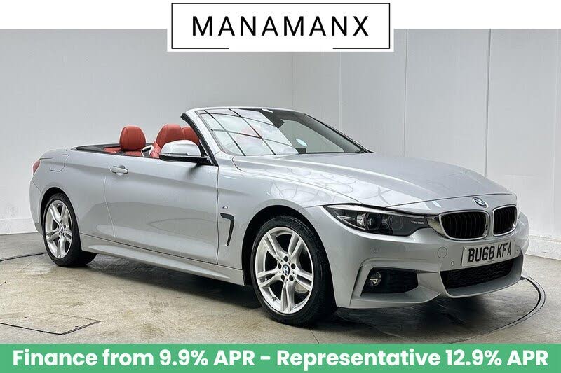 2018 BMW 4 Series 2.0TD 420d M Sport (188bhp) (s/s) Convertible 2d
