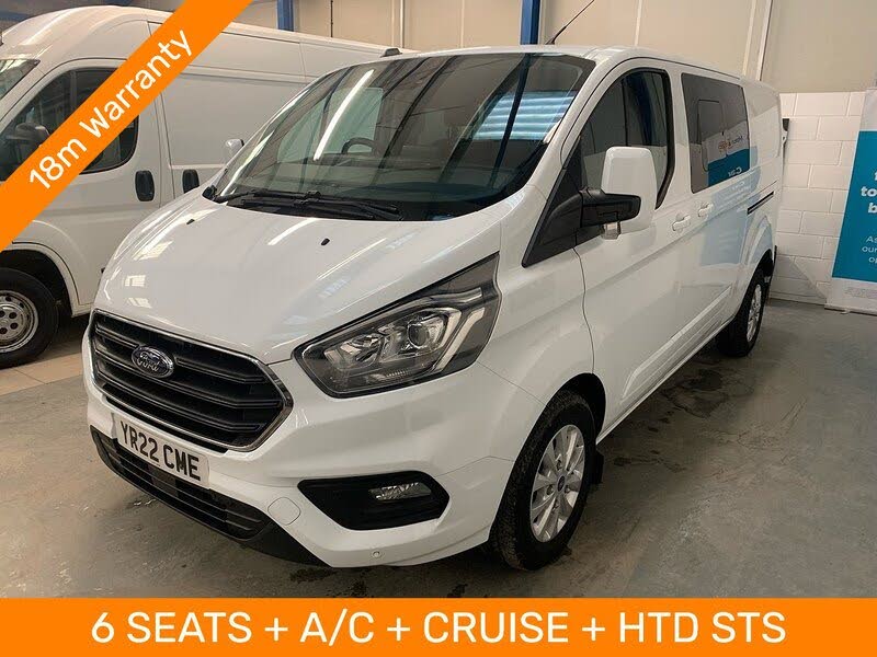 2022 Ford Transit Custom 2.0TDCi 320 L2H1 Limited (130PS)(EU6dT) Double Cab-in-Van