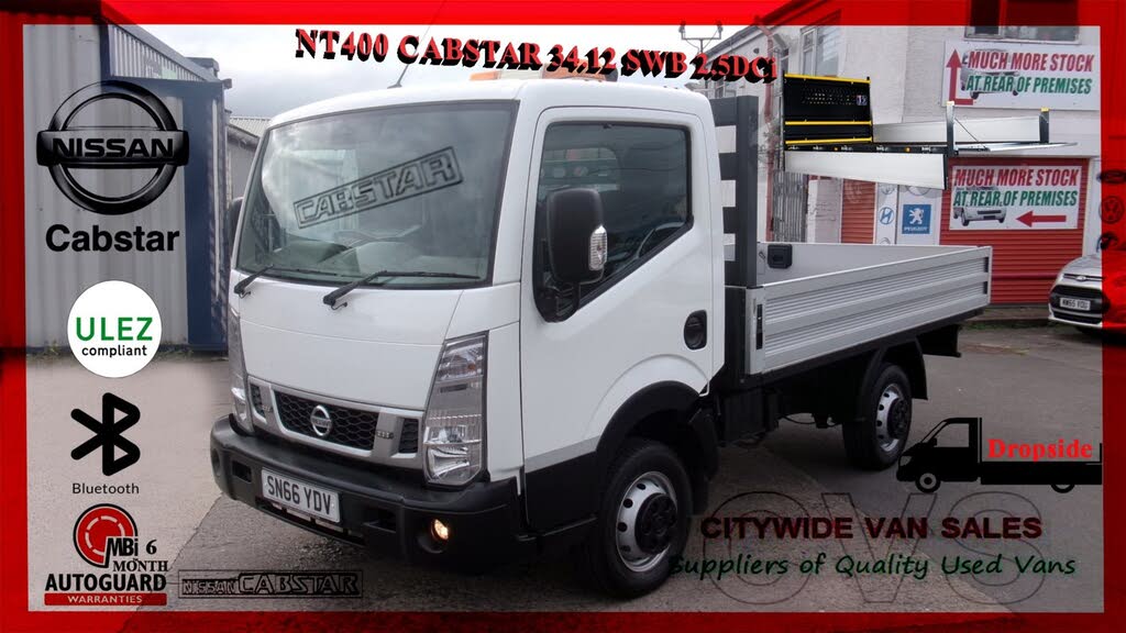 2016 Nissan NT400 Cabstar 2.5TD 34.12 Dropside Truck