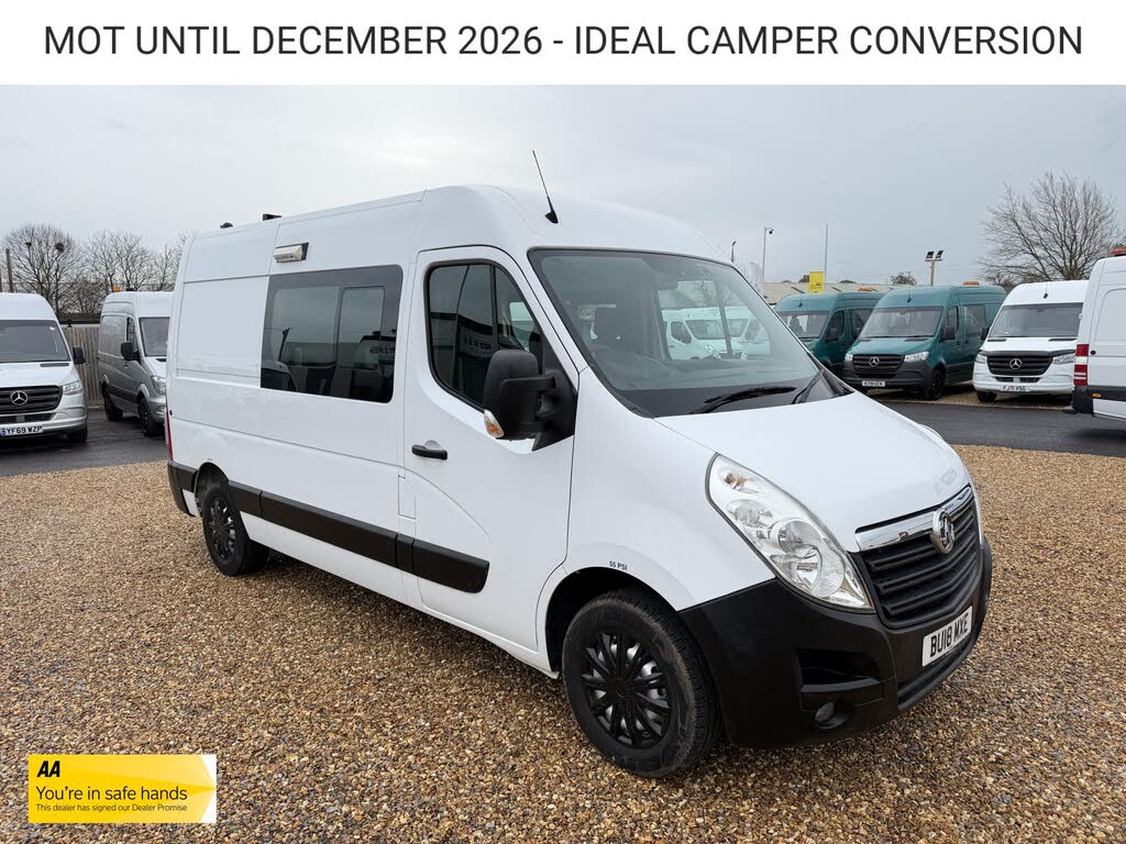 2018 Vauxhall Movano 2.3CDTI L2H2 F3500 (130PS)(EU6) BiTurbo Panel Van