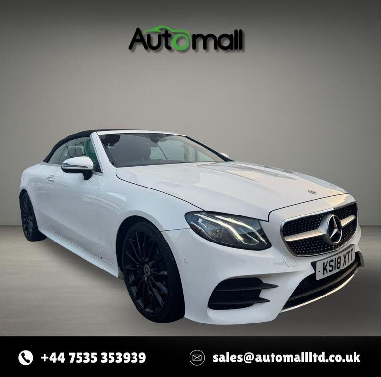 2018 Mercedes-Benz E-Class 2.0d E220d AMG Line (Premium)(s/s) Cabriolet 2d