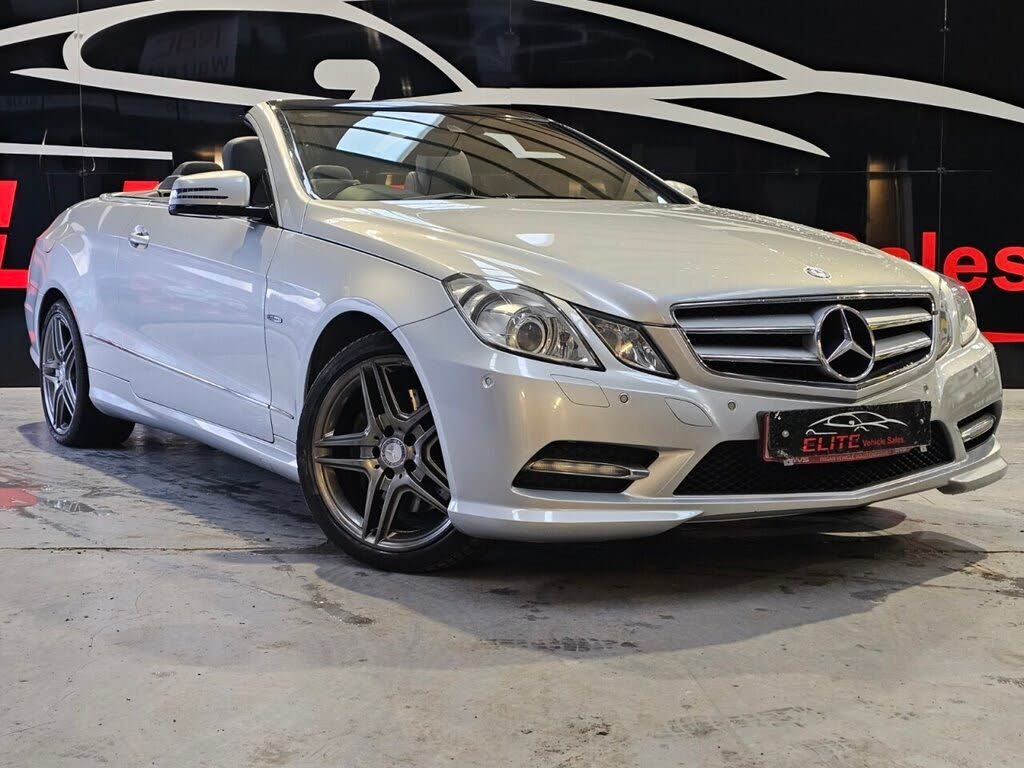 2011 Mercedes-Benz E-Class 2.1TD E250 CDI Sport Edition 125 2.1CDI Blue F Cabriolet 2d 7G-Tronic Plus