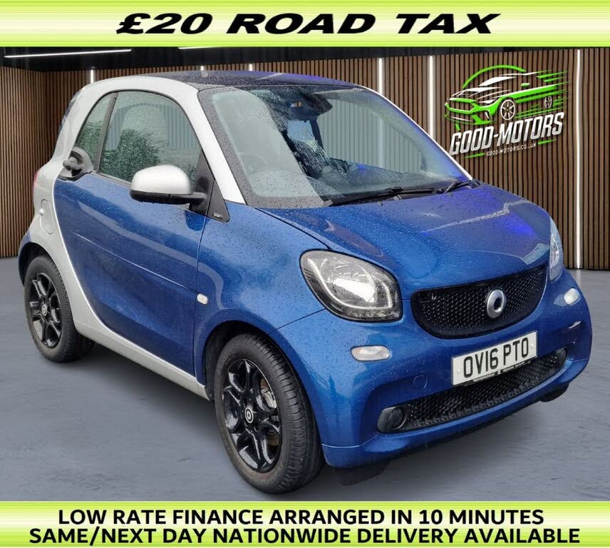 2016 Smart fortwo 1.0 Prime (70bhp) (Premium)(s/s) Coupe