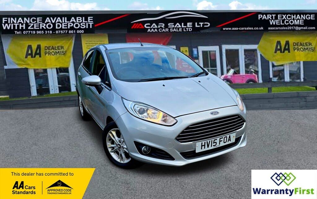 2015 Ford Fiesta 1.0 Zetec (100ps) (E6) EcoBoost (s/s) 5d