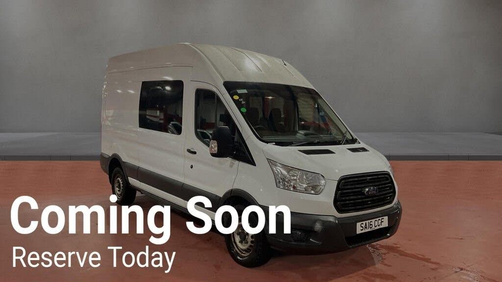 2016 Ford Transit 2.2TDCi 350 L3H2 (125PS) RWD Double Cab-in-Van