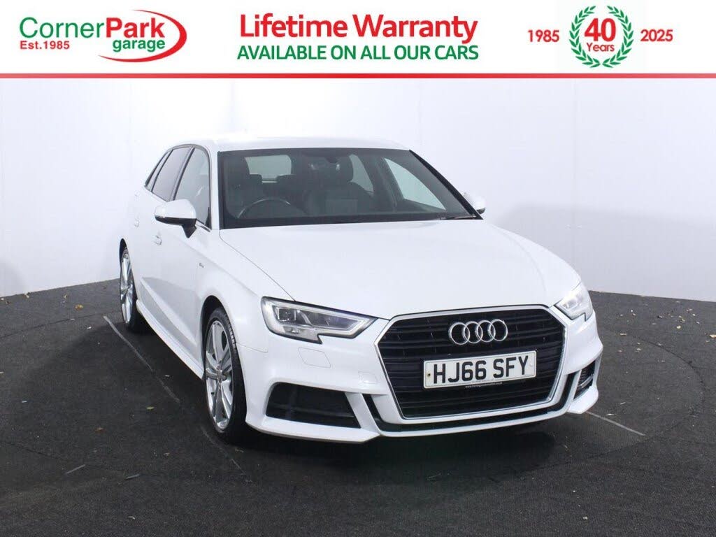 2016 Audi A3 1.4 TFSI S Line (150ps) Nav (CoD) (s/s) Sportback 5d 1395cc