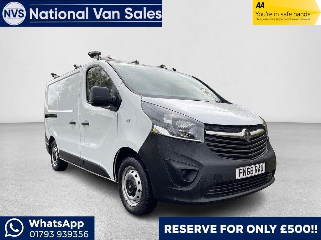 2018 Vauxhall Vivaro 1.6CDTi 2900 L1H1 (95PS)(EU6) (s/s) ecoFLEX Panel Van