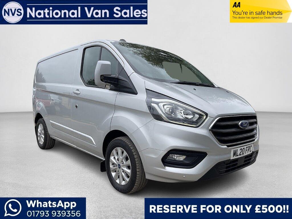 2020 Ford Transit Custom 2.0TDCi 300 L1H1 Limited (130PS)(EU6dT) Panel Van