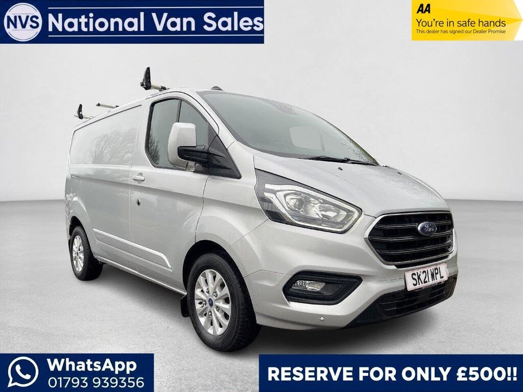 2021 Ford Transit Custom 1.0 EcoBoost 340 L1H1 Limited PHEV (126PS)(EU6dT)