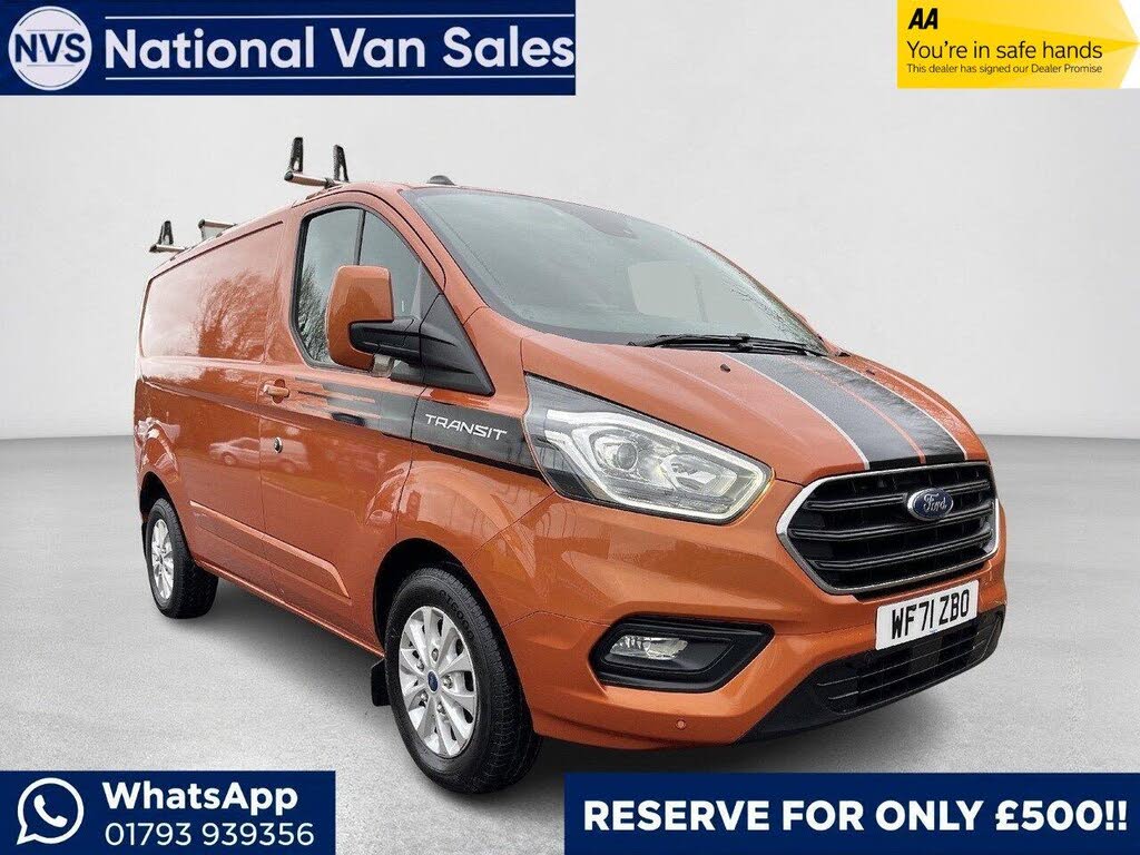 2021 Ford Transit Custom 2.0TDCi 280 L1H1 Limited (130PS)(EU6dT)
