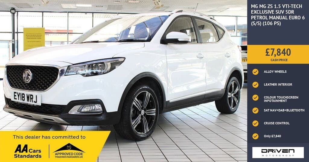 2018 MG ZS SUV 1.5 VTI-Tech Exclusive