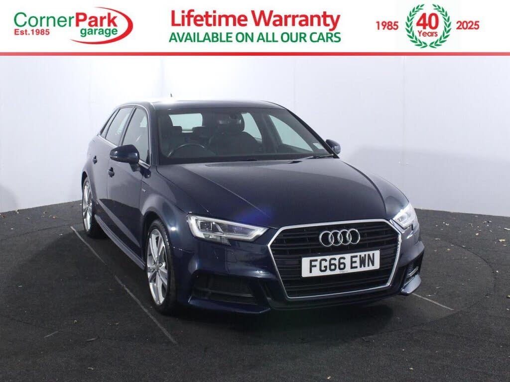 2016 Audi A3 1.4 TFSI S Line (150ps) Nav (CoD) (s/s) Sportback 5d 1395cc Tronic