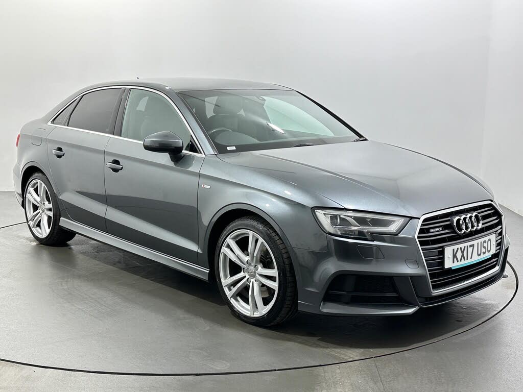 2017 Audi A3 2.0 TDI quattro S Line (184ps) Nav Saloon 4d Tronic