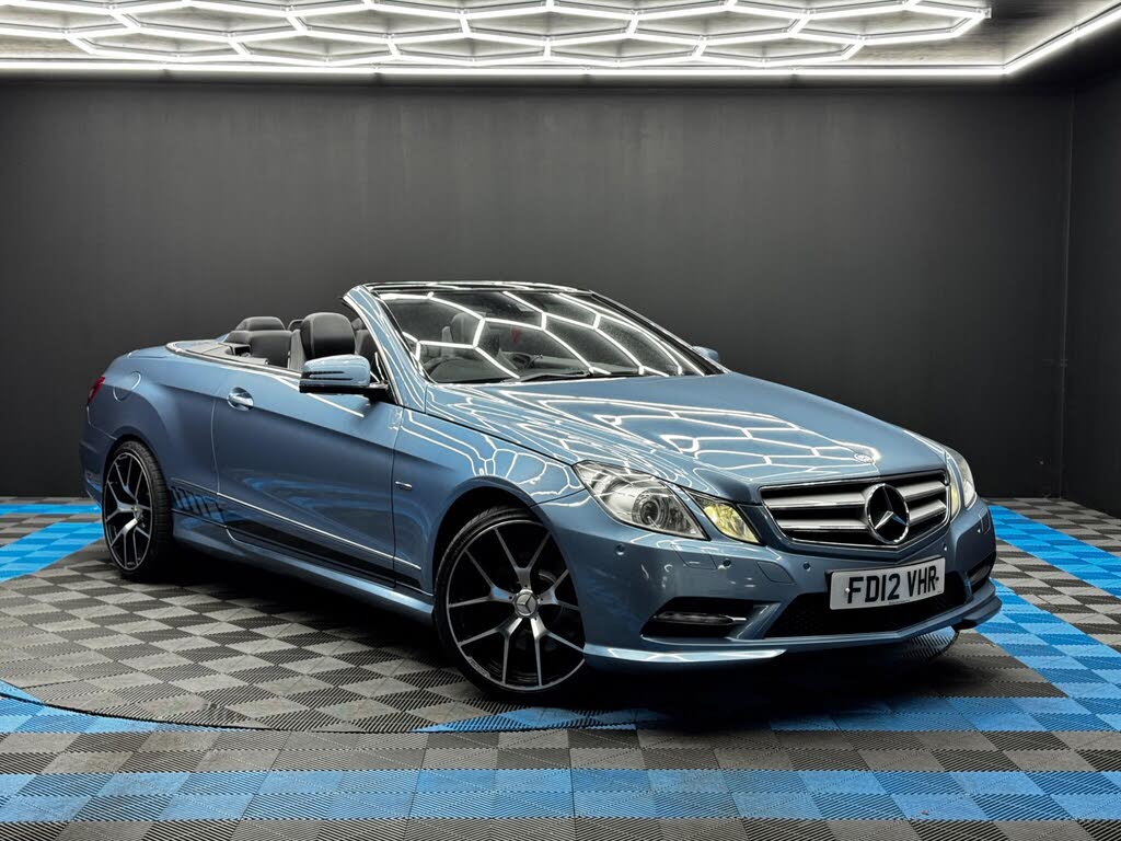 2012 Mercedes-Benz E-Class 3.0TD E350 CDI Sport 3.0CDI Blue F Cabriolet 2d 7G-Tronic