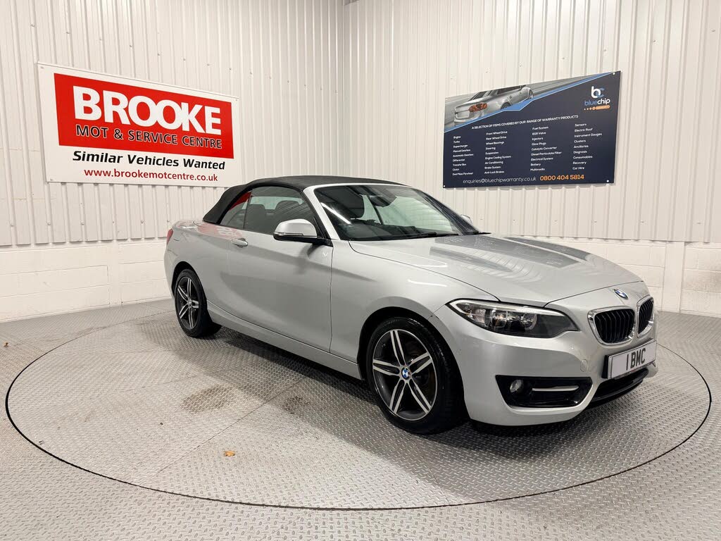 2015 BMW 2 Series 2.0 220i Sport (184bhp) Convertible 2d 1997cc