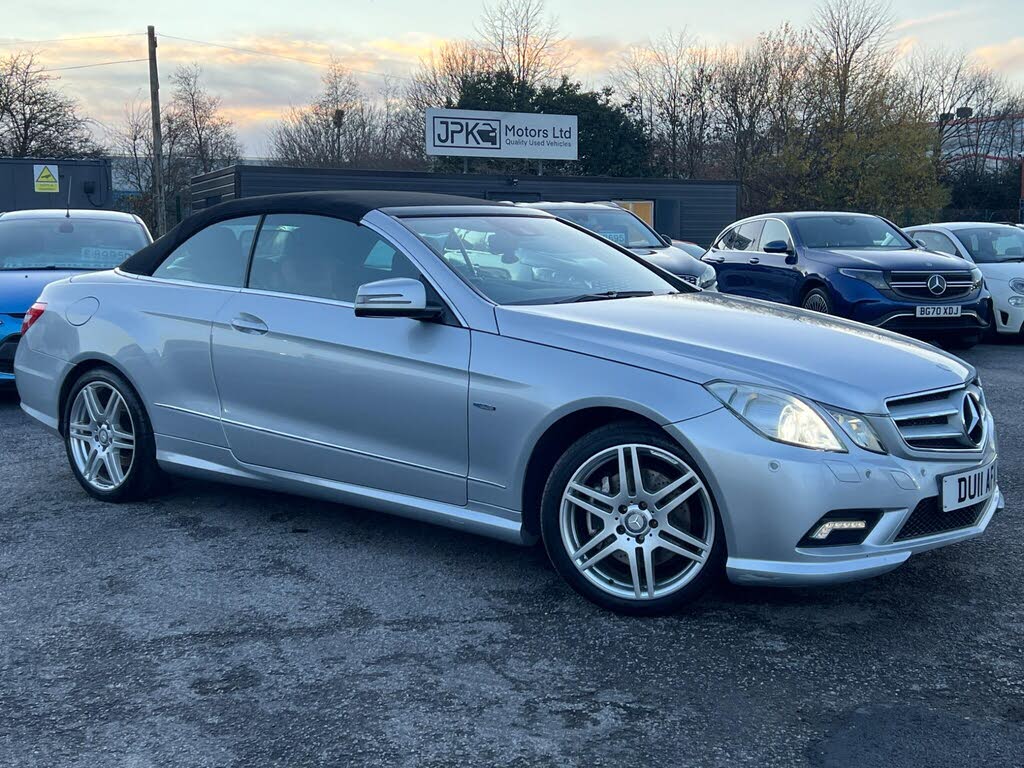 2011 Mercedes-Benz E-Class 2.1TD E250 CDI Sport 2.1CDI Blue F Cabriolet 2d auto