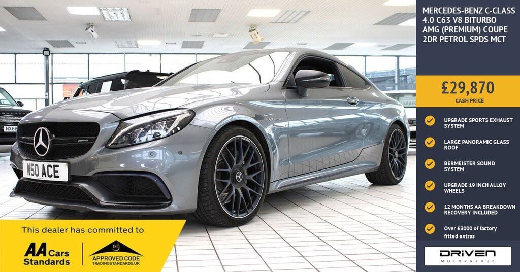 2017 Mercedes-Benz C-Class 4.0 C63 AMG (Premium)(s/s) Coupe 2d Speedshift MCT