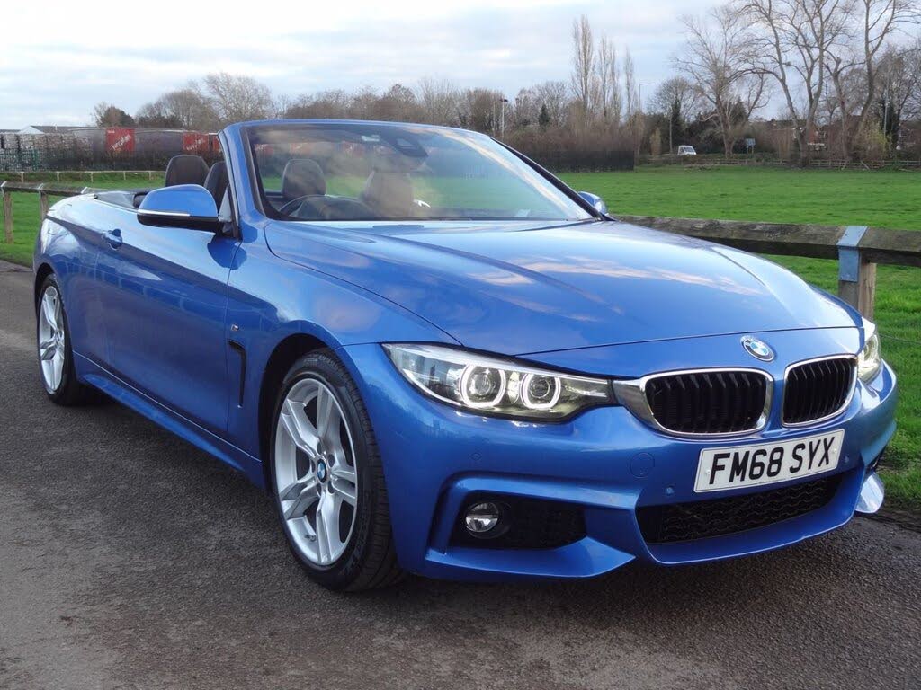 2018 BMW 4 Series 2.0 430i M Sport (s/s) Convertible 2d Auto