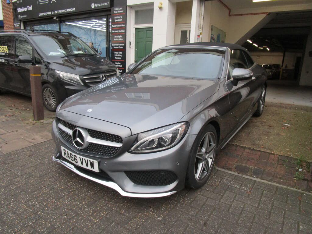 2017 Mercedes-Benz C-Class 2.0 C200 AMG Line (s/s) Cabriolet 2d 9G-Tronic Plus