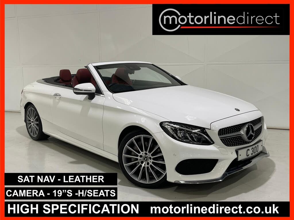 2018 Mercedes-Benz C-Class 2.0 C300 AMG Line (245ps) (Premium Plus)(s/s) Cabriolet 2d
