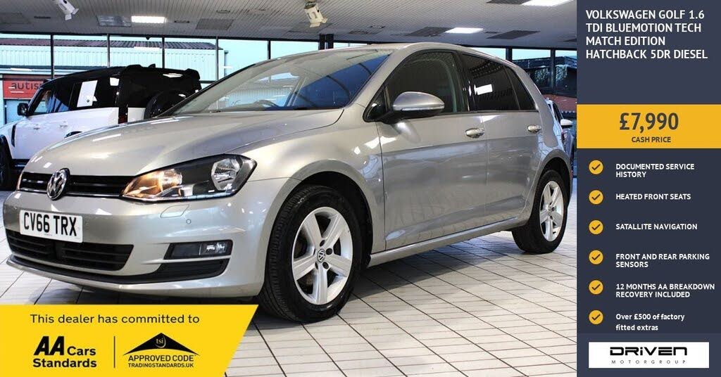 2016 Volkswagen Golf 1.6TDI Match Edition Hatchback 5d