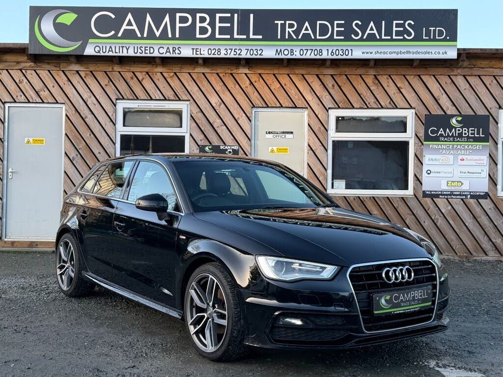 2016 Audi A3 1.6TDI S Line Nav Sportback 5d
