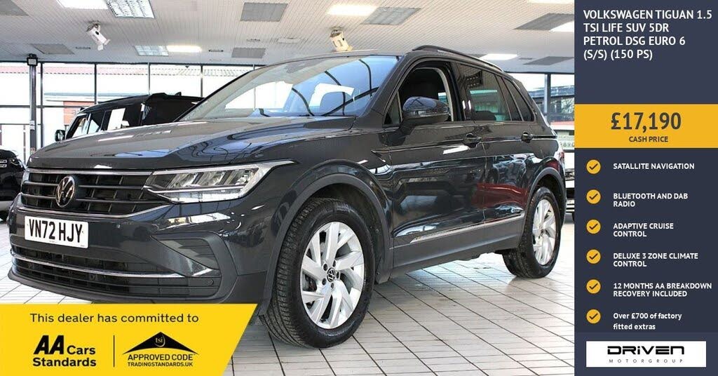2022 Volkswagen Tiguan 1.5 TSI Life (150ps) DSG