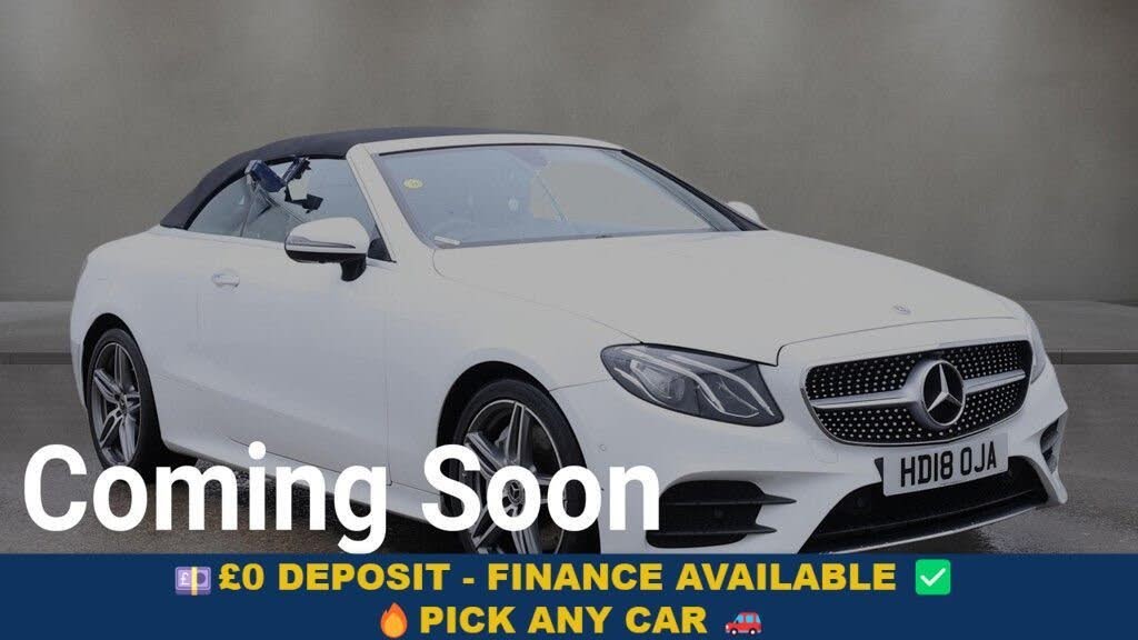 2018 Mercedes-Benz E-Class 2.0 E300 AMG Line (Premium)(s/s) Cabriolet