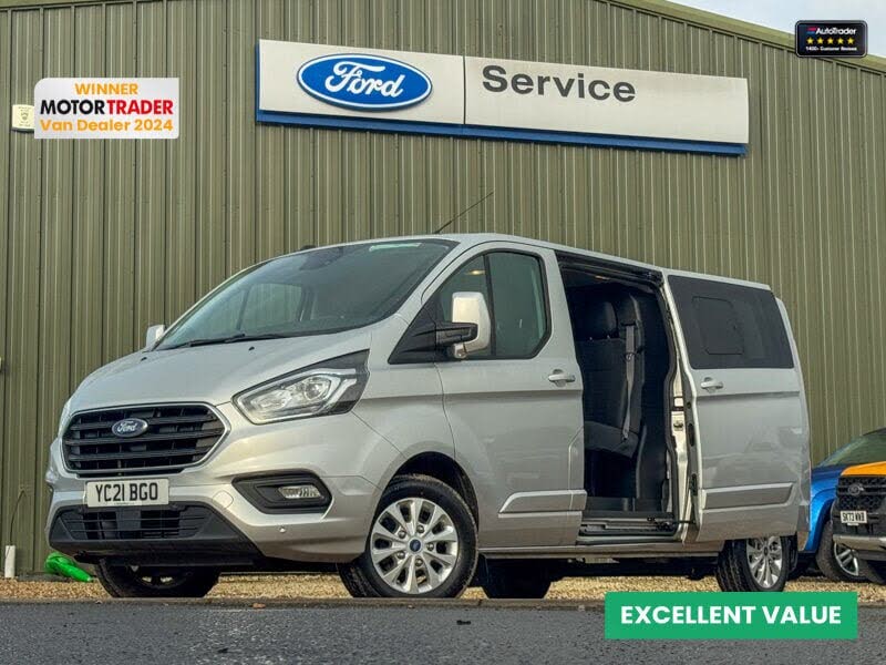 2021 Ford Transit Custom 2.0TDCi 300 L1H1 Limited (130PS)(EU6dT) Double Cab-in-Van